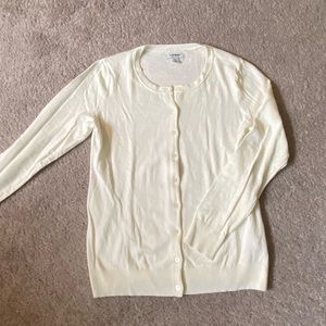 Old Navy long sleeve off-white cardigan